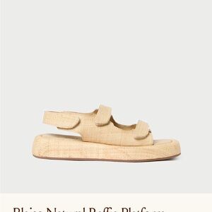 Loeffler Randall Textured Cream Sandals